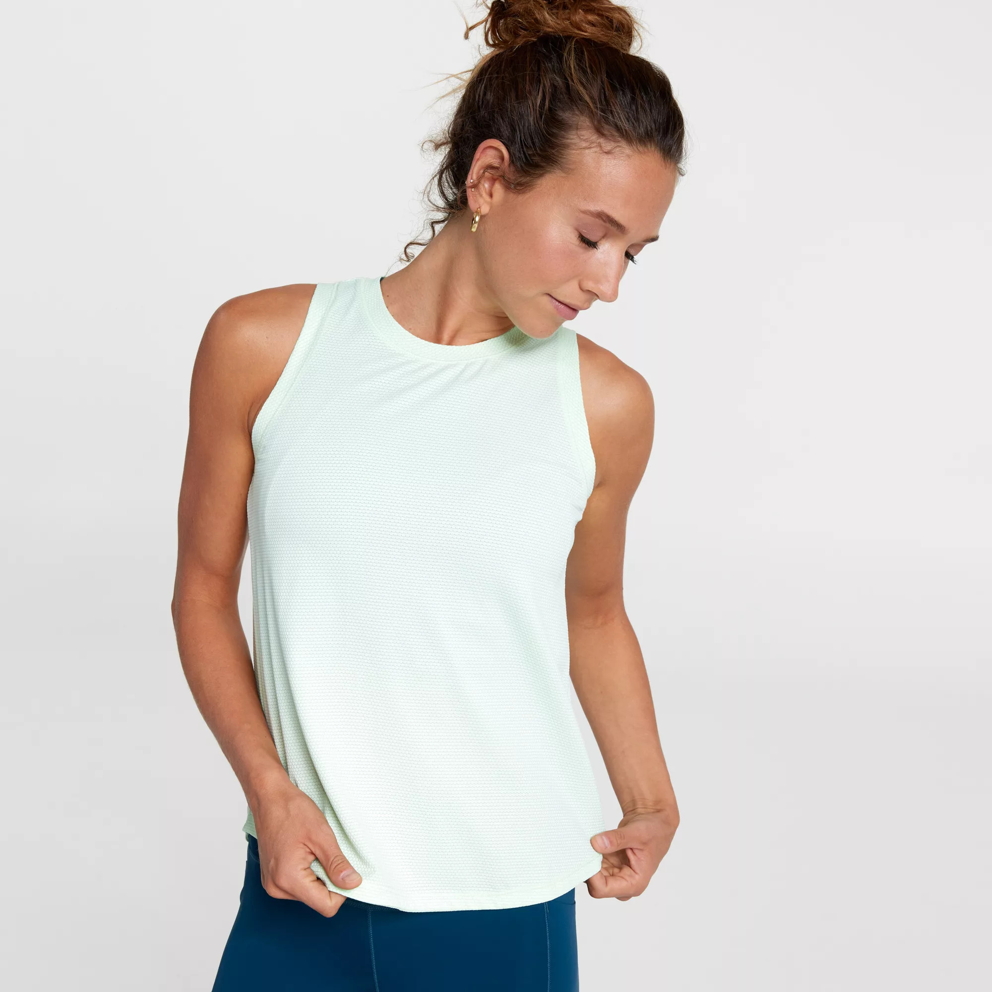 CALIA Women's Bubble Mesh High Low Tank, 2X, Pistachio Green | Dick's Sporting Goods