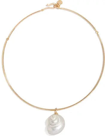 Santana Shell Collar NecklaceBaubleBar | Nordstrom