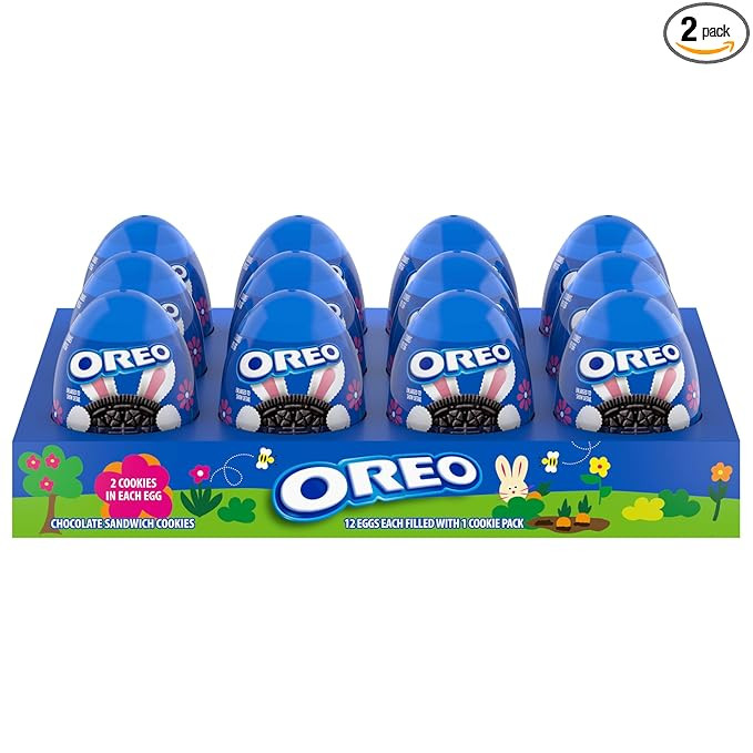 Oreo Chocolate Sandwich Cookies, 12 Easter Eggs (2 Cookies Per Egg) | Amazon (US)