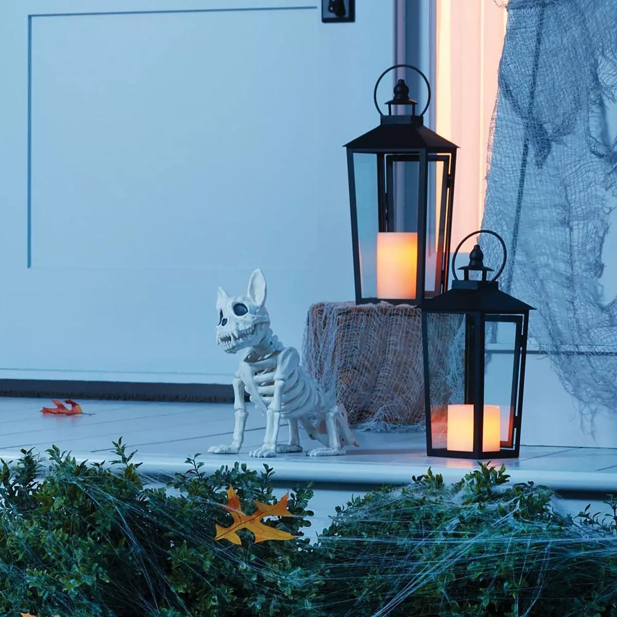 11" French Bulldog Skeleton Halloween Decorative Prop - Hyde and EEK! Boutique™: Indoor/Outdoor | Target