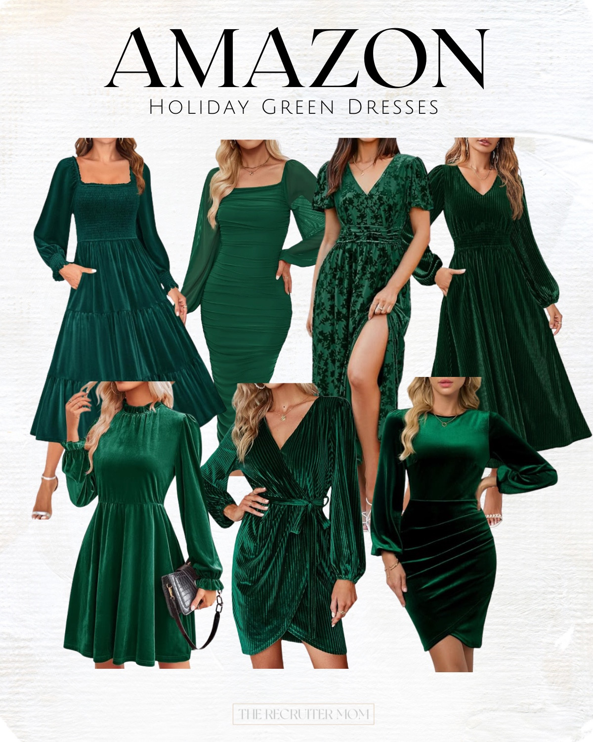 Velvet Green Holiday Dresses from Amazon #festivedress #holidayparty #dressyholiday 

 

#LTKHoliday #LTKOver40 #LTKMidsize