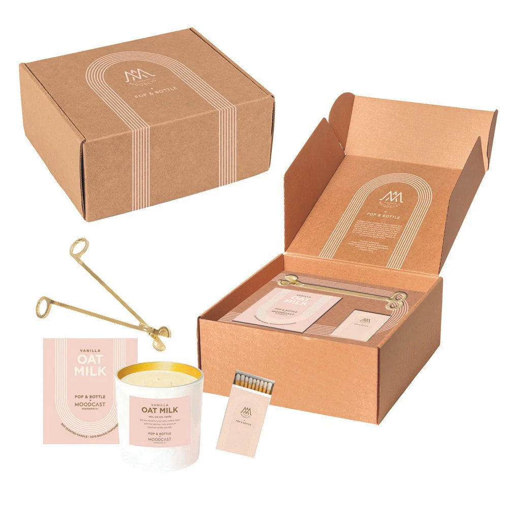 Pop & Bottle x Moodcast - Vanilla Oat Milk GIFT SET | Moodcast Fragrance Co.