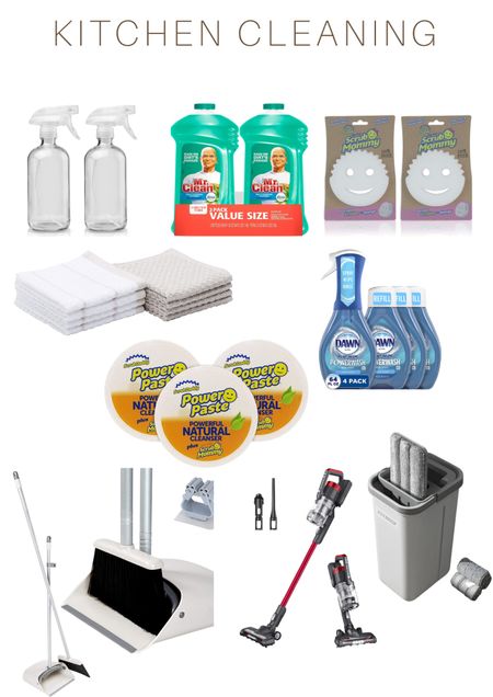 Favorite go to Kitchen Cleaning supplies! 🧼🧹🫧

#LTKhome #LTKU #LTKFind