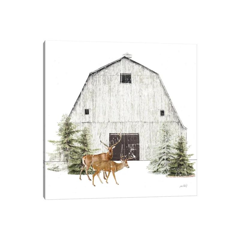 Wooded Holiday VI by Katie Pertiet - Wrapped Canvas Print | Wayfair North America