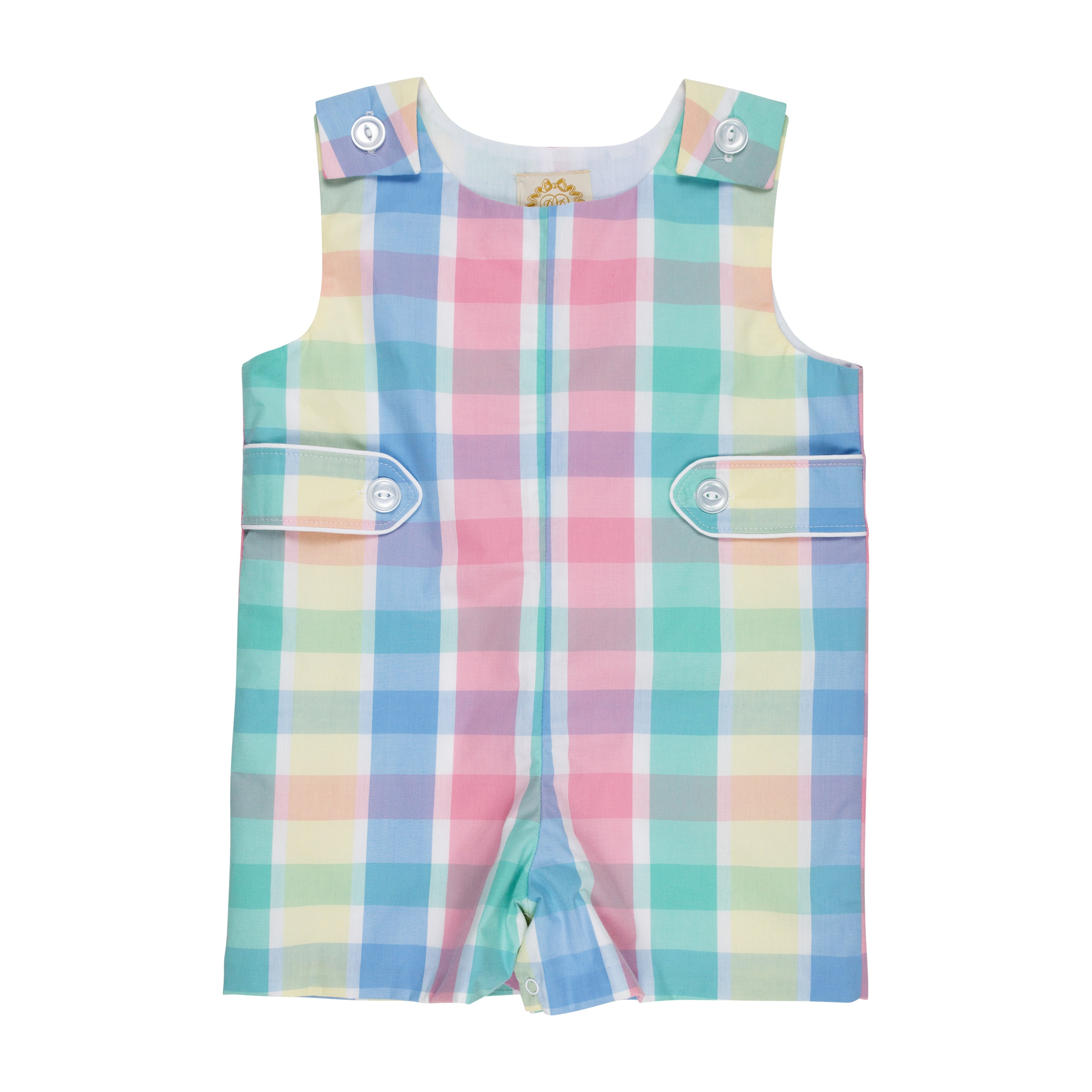 Jack Keene Jon Jon - Piedmont Plaid with Worth Avenue White | The Beaufort Bonnet Company