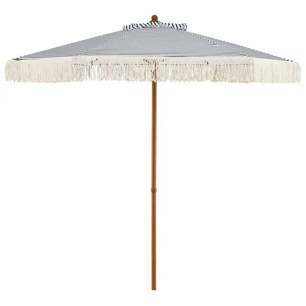 Costway 7FT Patio Umbrella with Fringe Sun-Protective Polyester | Bed Bath & Beyond