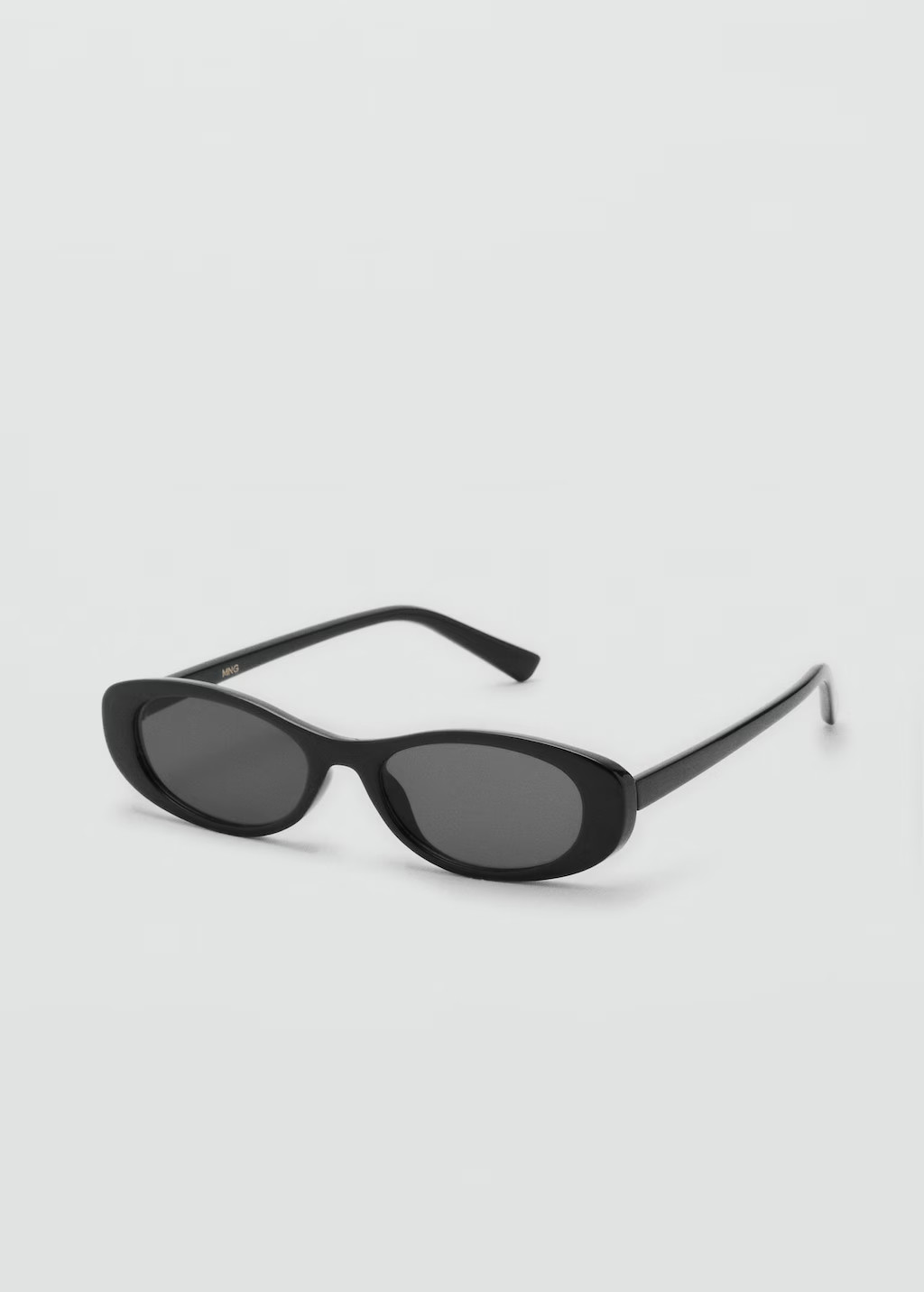 Oval-frame sunglasses black - Woman - One size - MANGO | Mango (US/MX/AU)
