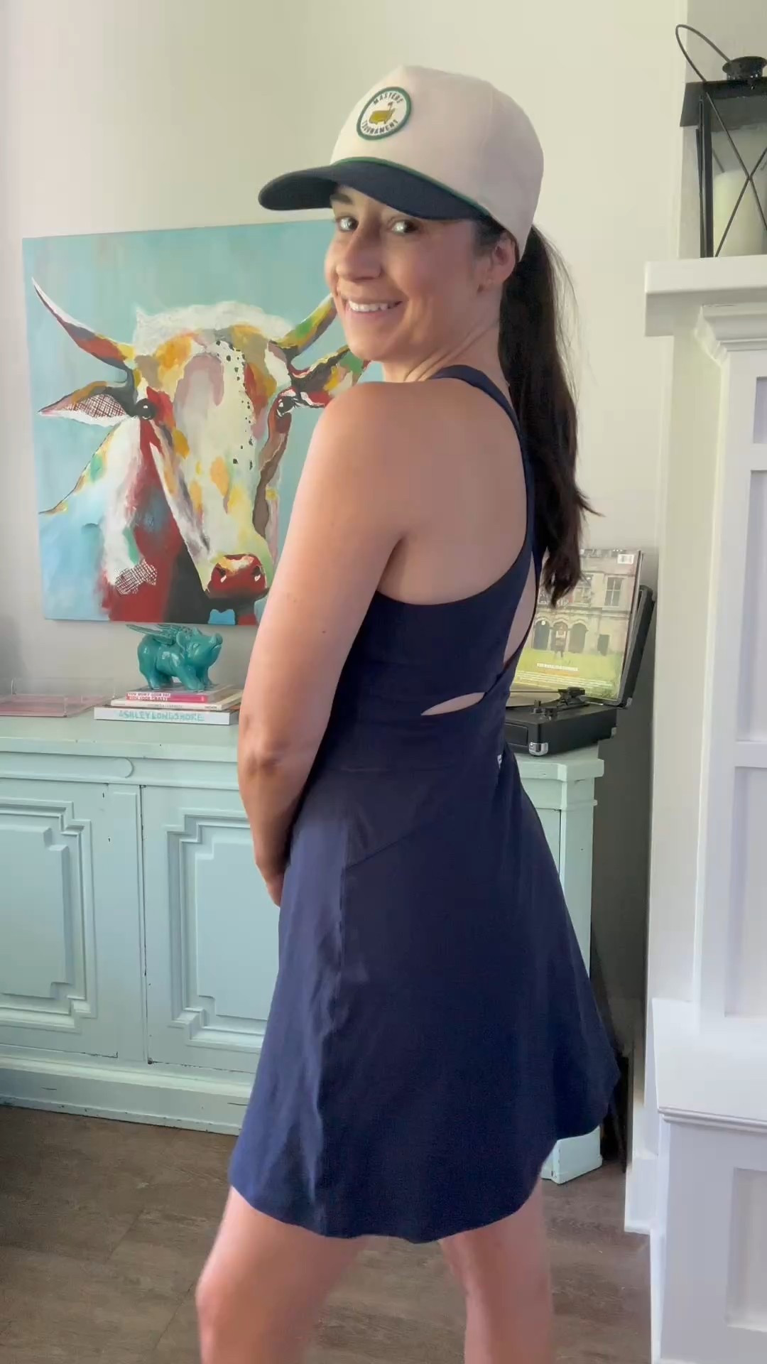 The best athletic dress with built in shorts for summer! So comfortable for all the mom activities and errands. Loving navy lately! 

#LTKFindsUnder50 #LTKActive