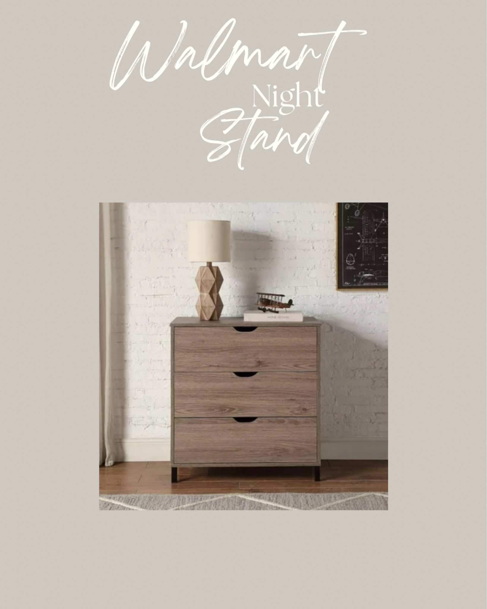 Walmart night stand🙌🏻 

#LTKfindsunder50 #LTKstyletip #LTKhome