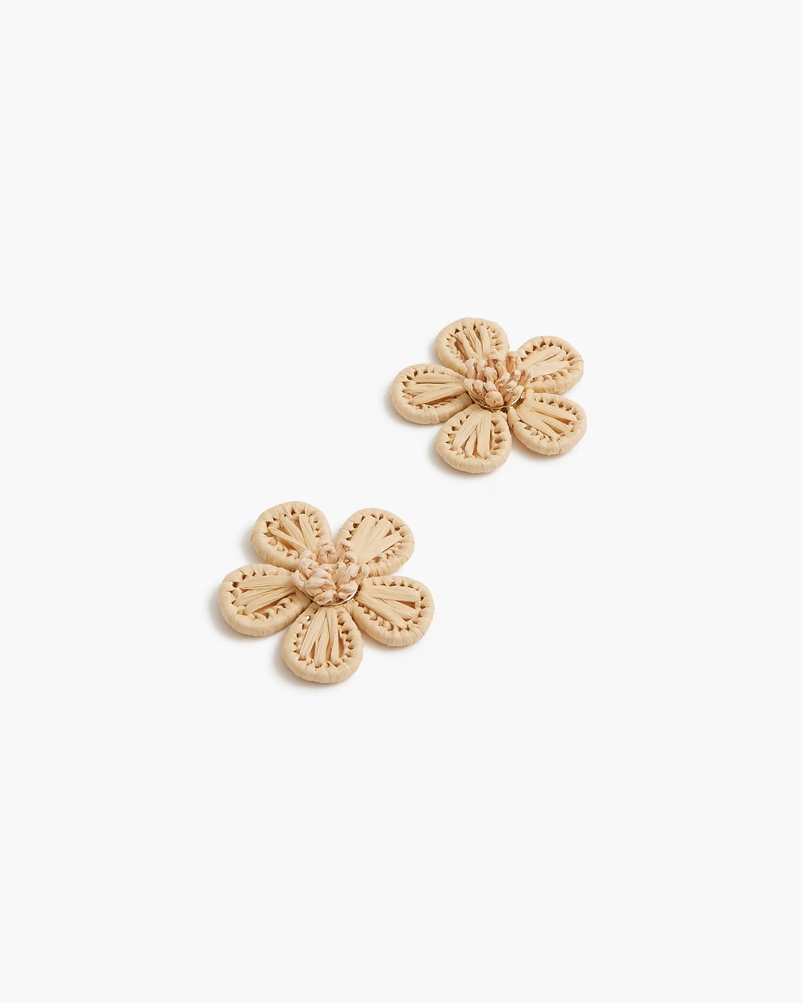 Woven flower earrings | J.Crew Factory