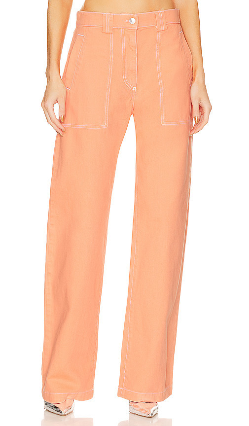 Wide Leg Jean in Orange | Revolve Clothing (Global)