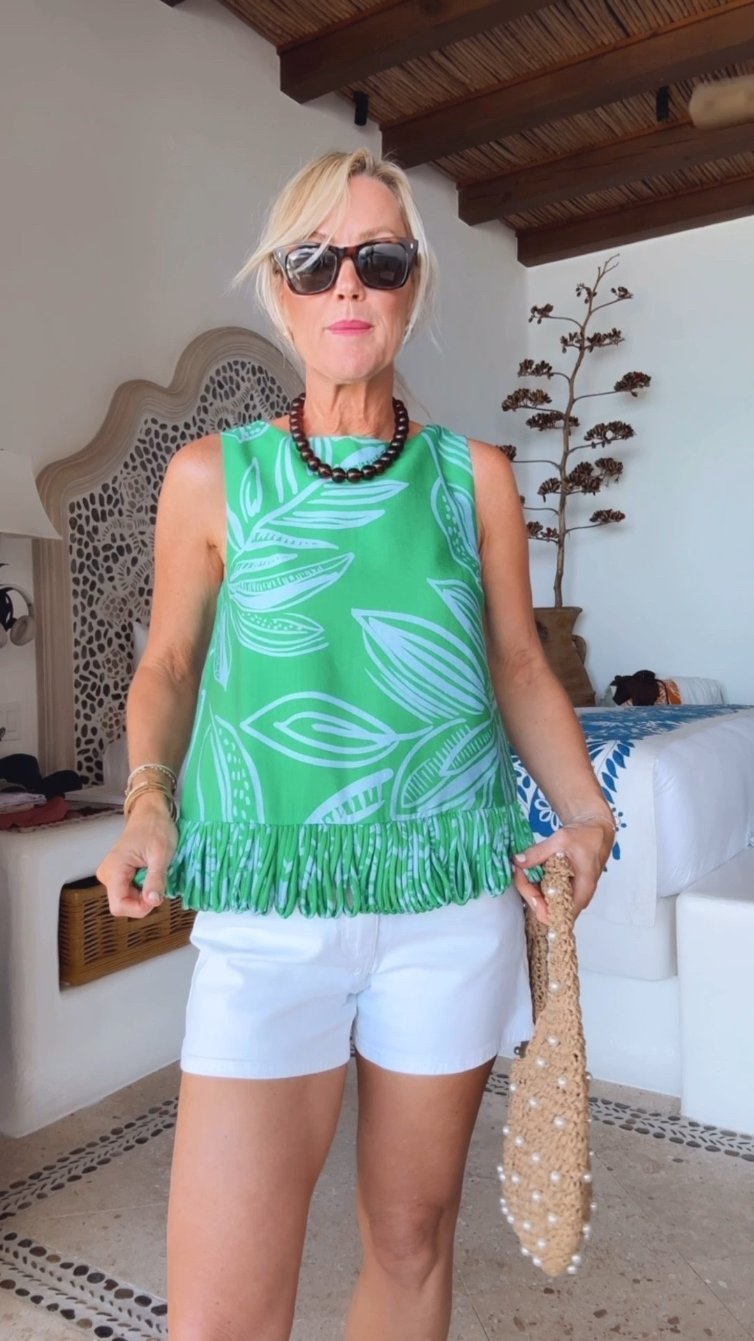 The most adorable top and these shorts go with everything! Perfect for your resort days! #resortstyle

Top: XS
Denim: 0

#LTKSeasonal #LTKootd #LTKOver40