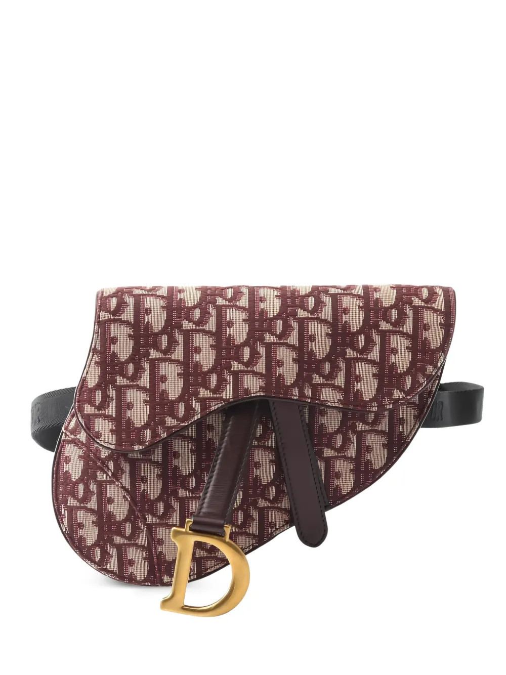 Christian Dior Pre-Owned 2010s Oblique Saddle belt bag - Red | Farfetch Global