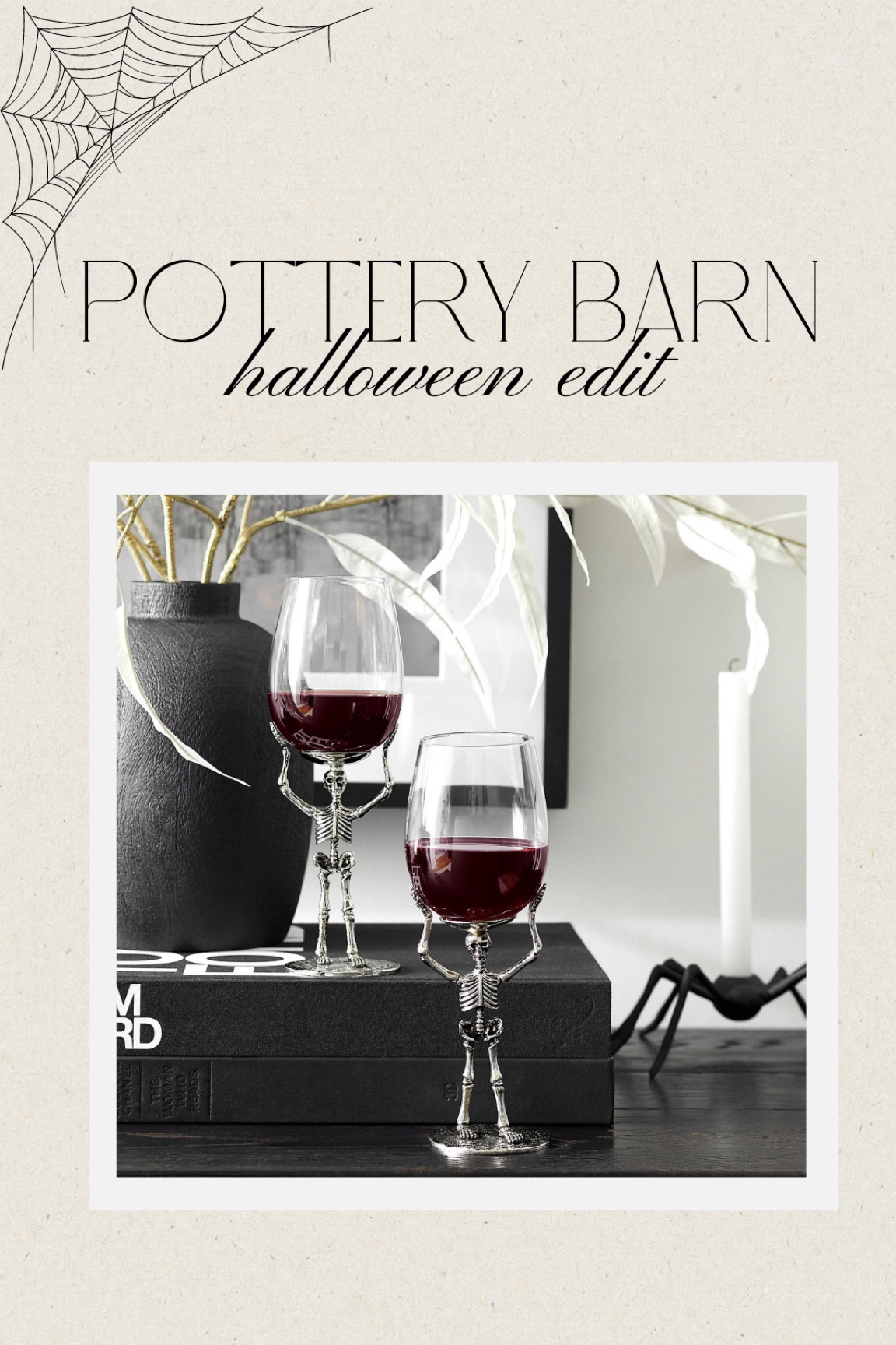 Halloween decor • skeleton wine glass • pottery barn • home decor • pottery barn

#LTKSeasonal #LTKHome