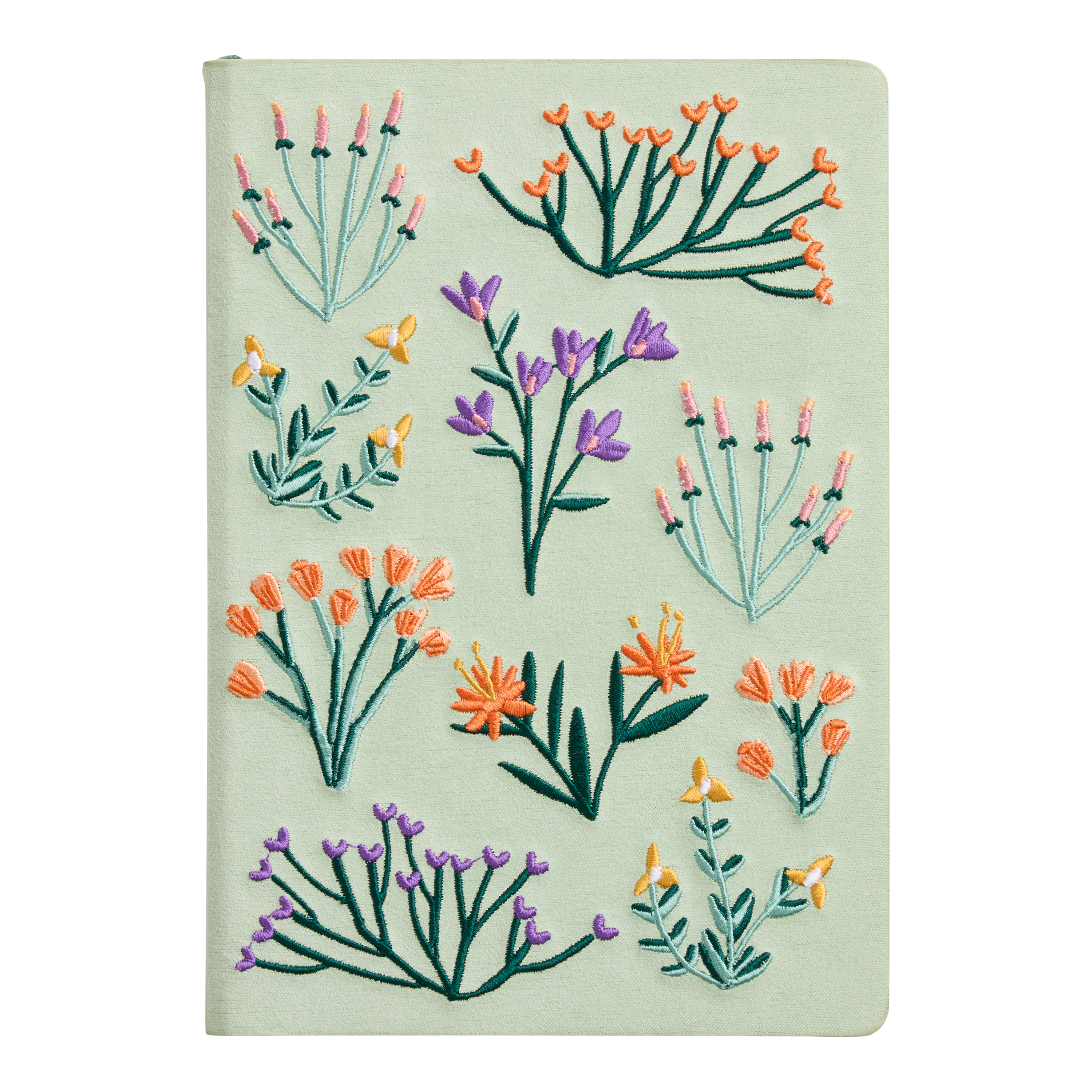 Denik Petite Blooms Embroidered Layflat Journal | World Market
