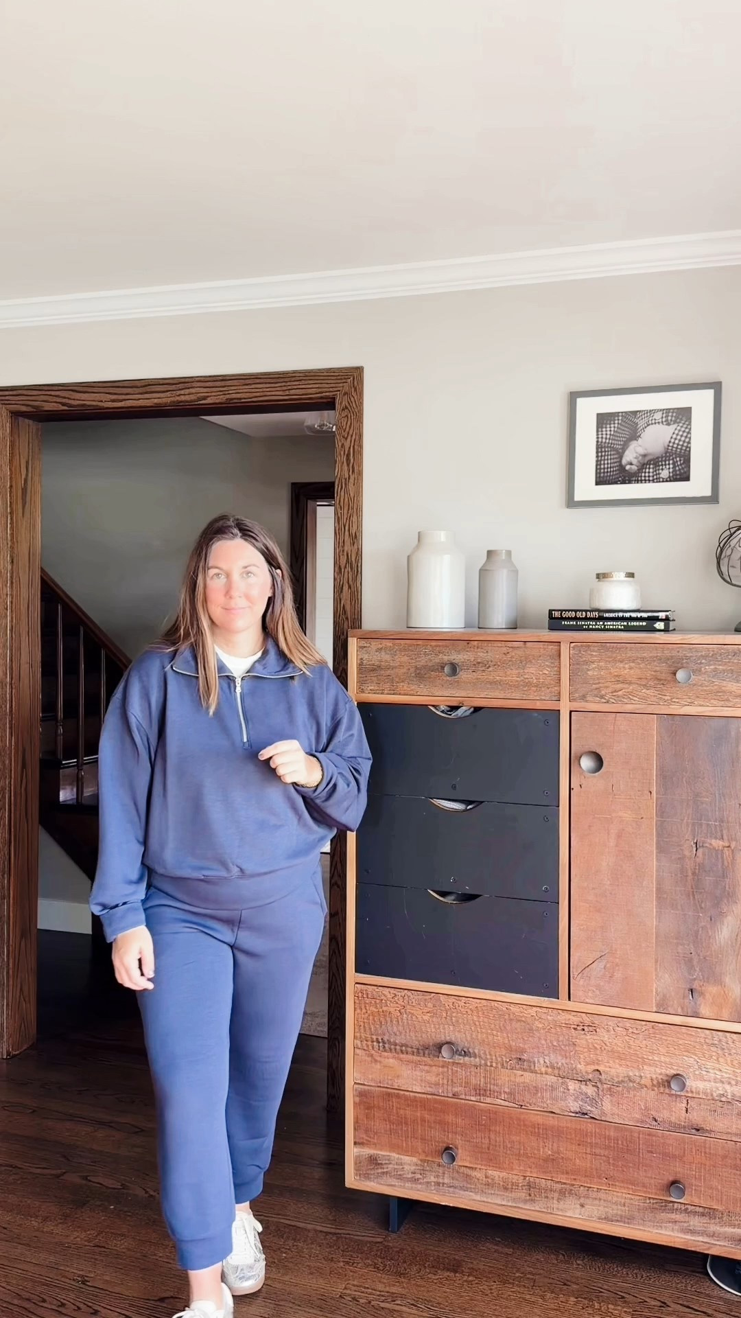 A good set + a fun sneaker is a no fail outfit formula that’s comfortable and put together (and postpartum friendly!) wearing a L in the pullover and a M short in the joggers 

#LTKSaleAlert #LTKStyleTip #LTKFindsUnder100