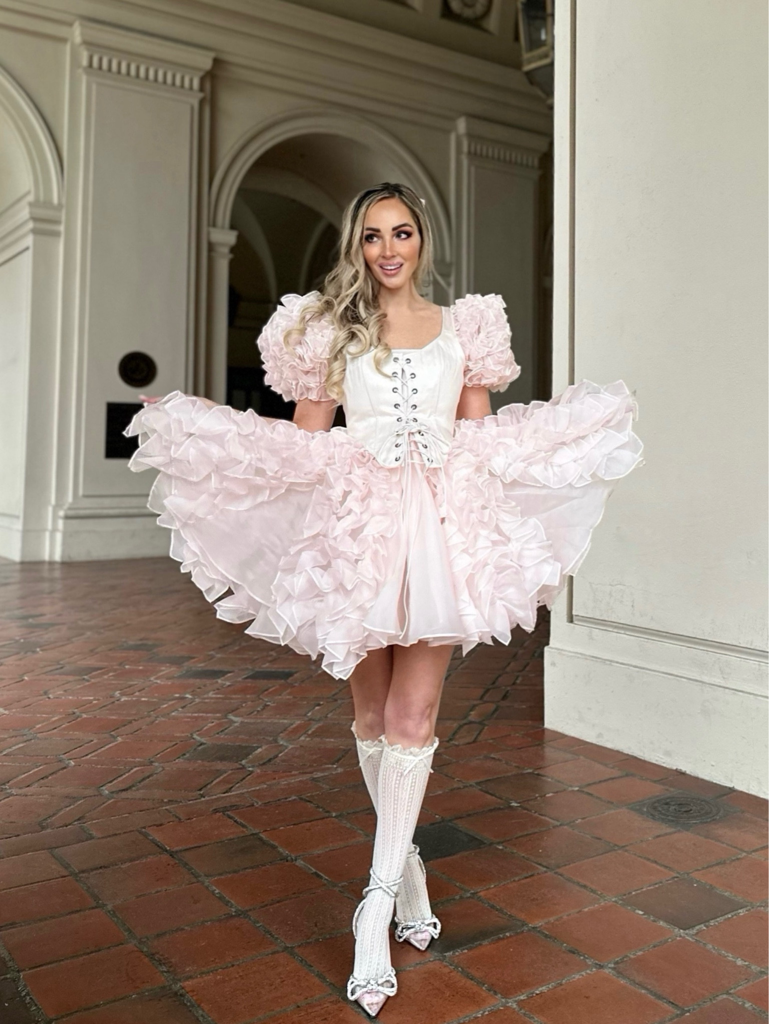 selkie corset dress Selkie The French Corset Dress in Ribbon Dancer