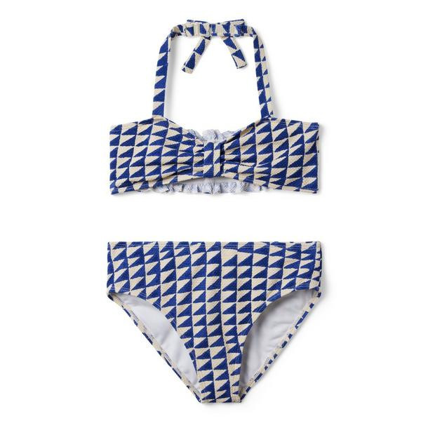 Tile Print Halter Textured 2-Piece Swimsuit | Janie and Jack