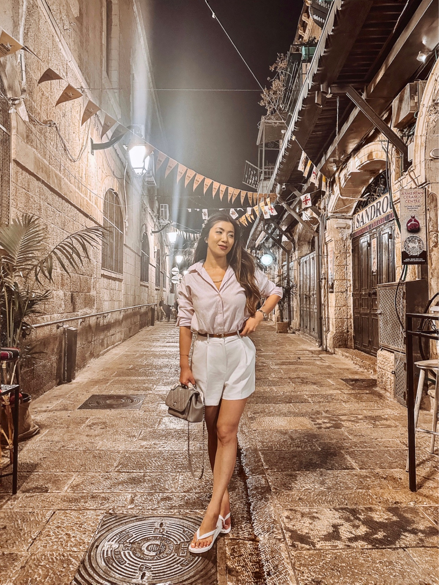 🔍 Zara, Zara shirt, Zara shorts, striped shirt, Chanel bag, Chanel handbag, Bermuda shorts, white sandals, pink skirt, travel outfit, vacation outfit, vacation style, holiday outfitt

#LTKeurope #LTKMostLoved #LTKSeasonal