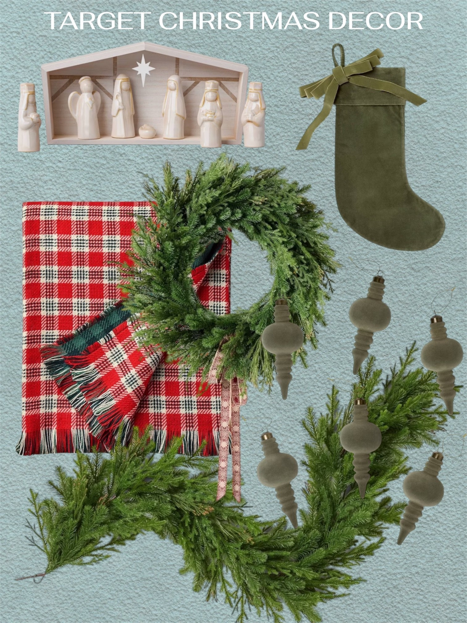 New Christmas decor from Target. 



Christmas Decor | Garland | Thanksgiving | Ralph Lauren Christmas
Christmas tree, Christmas wreath, Christmas blanket, Holiday decor, target Christmas decorations, Christmas tree, Xmas decor, Holiday decorations, manger, Christmas tree bow, Christmas doormat, velvet Christmas ornaments, Christmas garland, 

#LTKFamily #LTKHoliday #LTKSeasonal #LTKHome