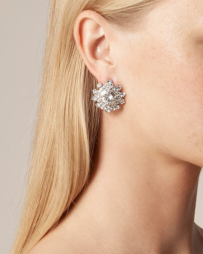 Crystal stud earrings | J. Crew US
