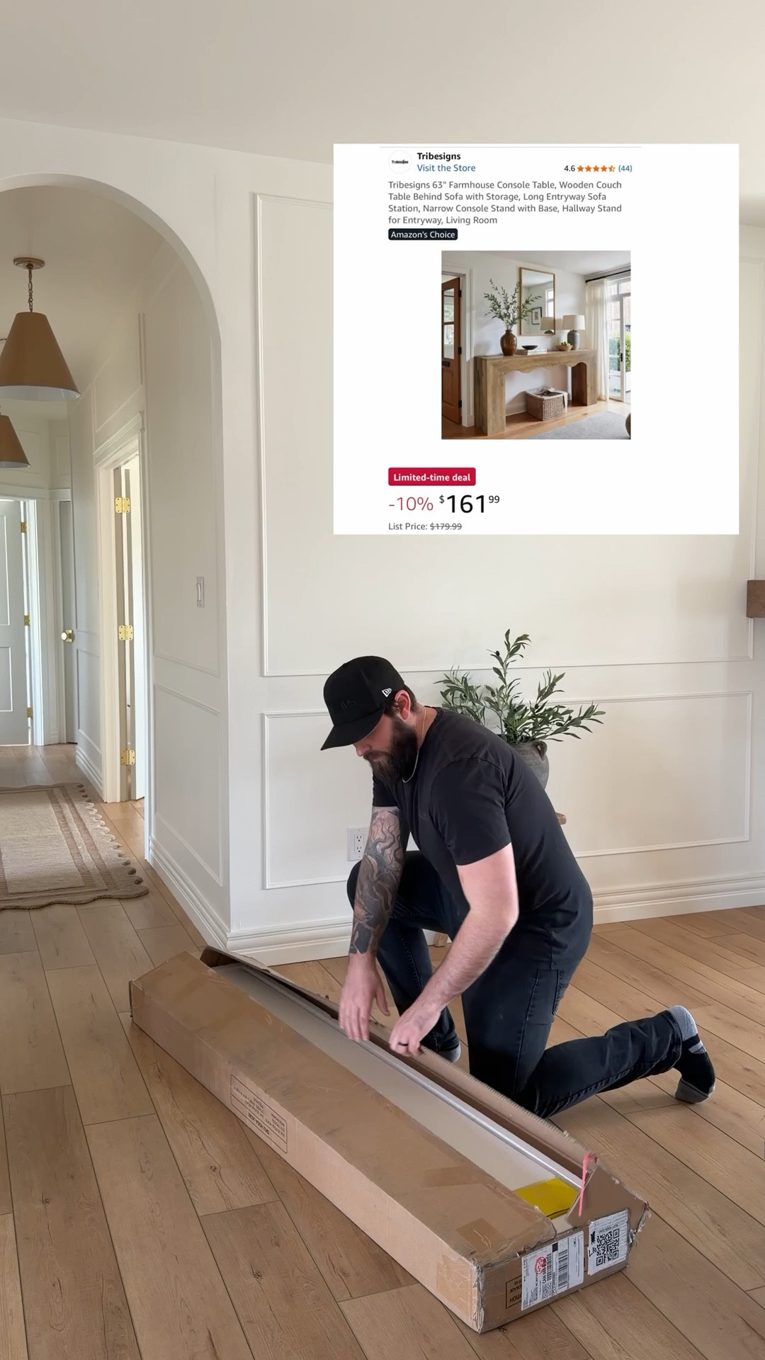 part one of letting you guys vote on what Amazon home decor find I should buy to test out…

because sometimes there’s no reviews… or the price feels a little too good to be true 😅

well… this time the price was good and it was actually TRUE 👏🏻

if you’re looking for an affordable entry or sofa table… here she is! 

it has so much character (the scallops 🥹) and I’m honestly kind of shocked! 

you guys did good on this one 🤎

#LTKcanada #LTKsale #LTKhome