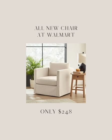 This swivel chair from Walmart is a great price and STUNNING!! 

#LTKhome