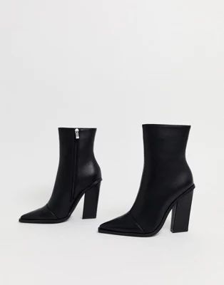 RAID Mirren heeled ankle boots in black | ASOS US