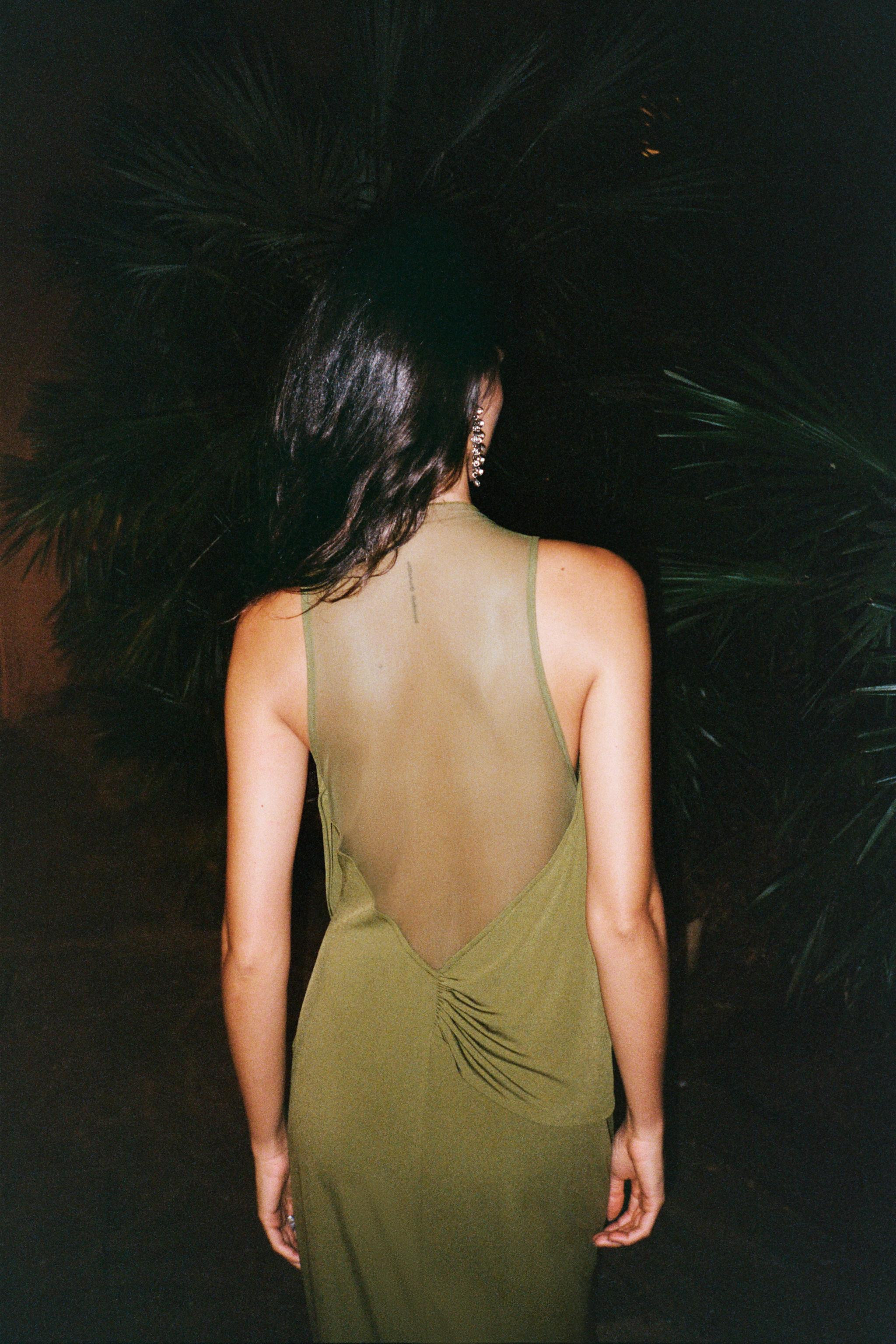 DRAPED COMBINATION DRESS | Zara US