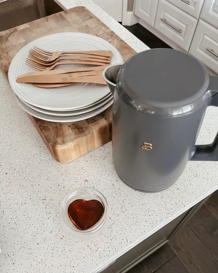 Hosting a Mother’s Day Brunch or need gift ideas for the chef in your family. These appliances from Walmart are stunning. Air fryer, large griddle , electric
Kettle, heart shaped coffee mugs, 4 slice toaster , heart Dutch oven 
Everyday dishes 
Rose gold hardware 



#LTKhome #LTKstyletip #LTKFind