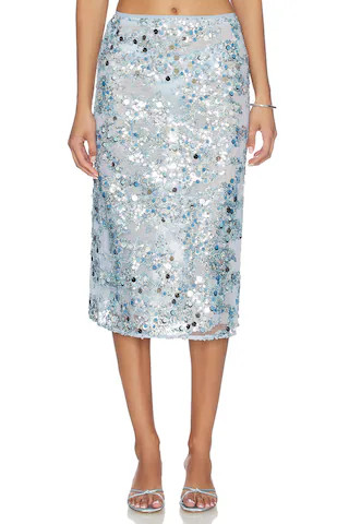 Baum und Pferdgarten Shania Skirt in Kentucky Blue from Revolve.com | Revolve Clothing (Global)