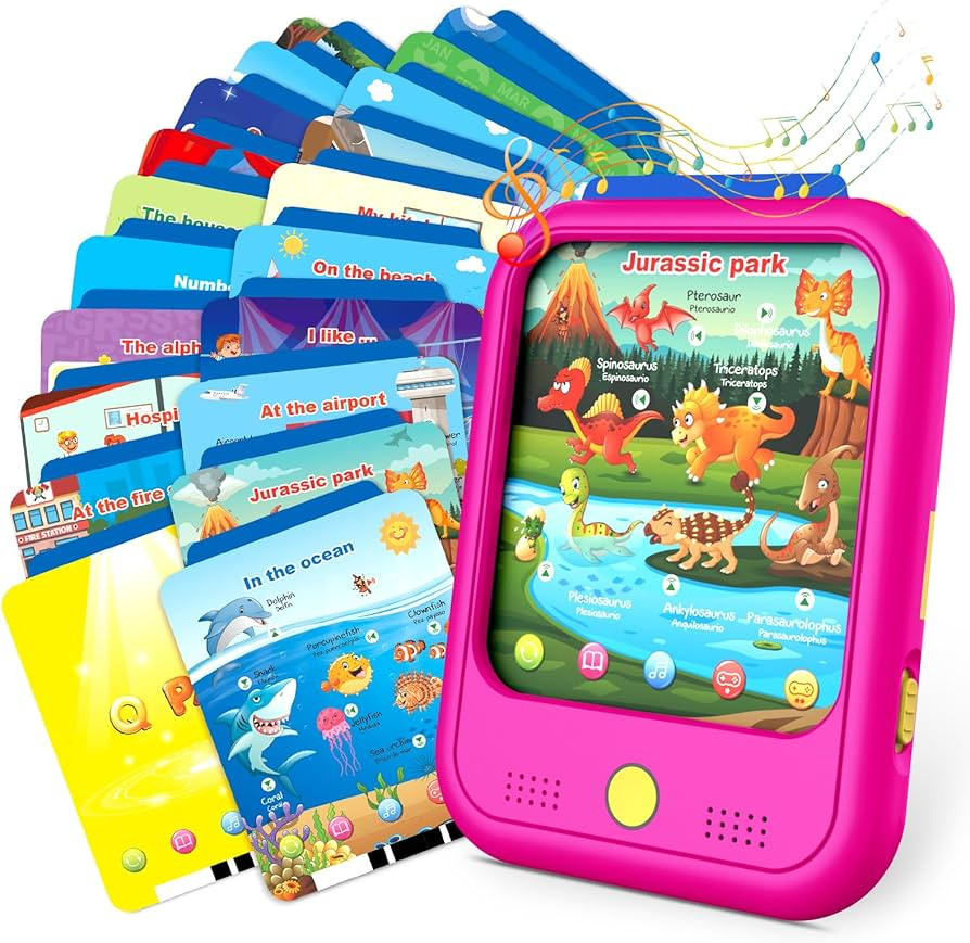 Kids Learning Tablet Educational Learning Pad for Toddlers 2-5 to Learn Alphabets, Numbers, Foods... | Amazon (US)