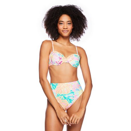 No Boundaries Women's Ruffle Underwire Bikini Top | Walmart (CA)