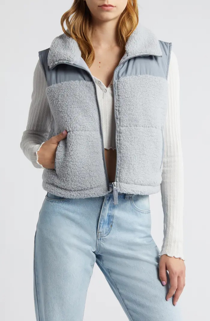 Thread & Supply Fleece Lined Puffer Vest | Nordstrom | Nordstrom