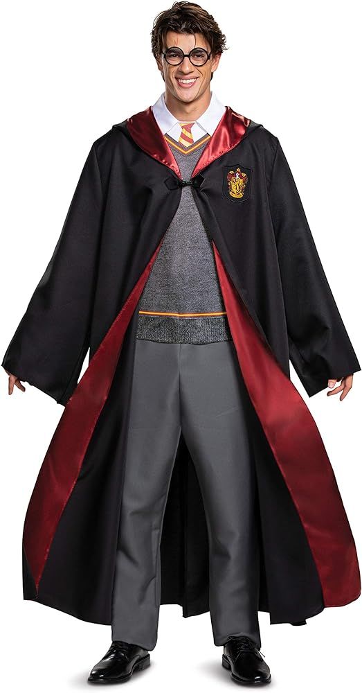 Harry Potter Costume for Men, Deluxe Wizarding World Adult Size Dress Up Character Outfit | Amazon (US)