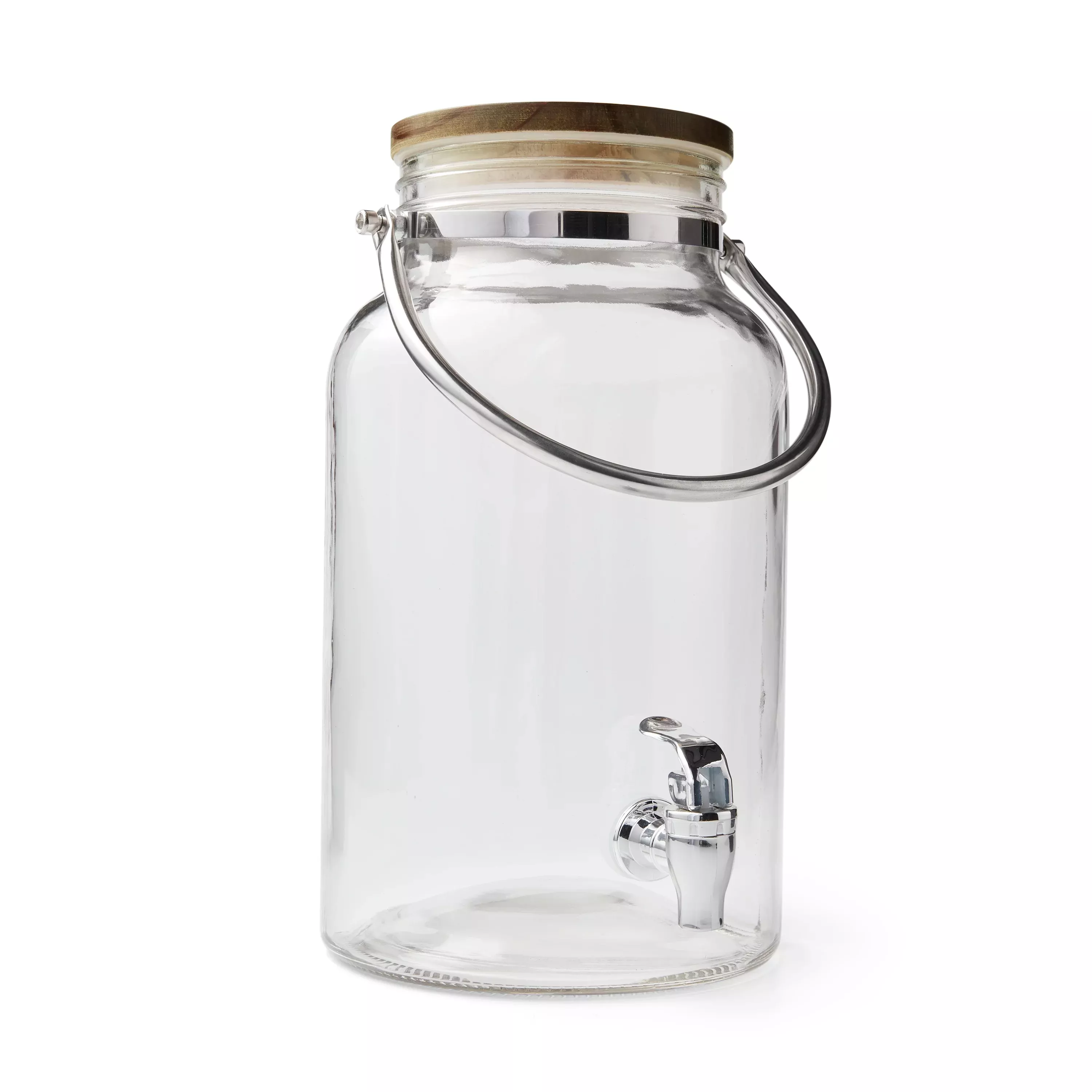 Better Homes & Gardens 2 Gallon Glass Beverage Dispenser with Glass Clamp Lid