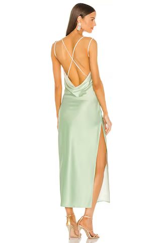 Michael Costello x REVOLVE Porter Dress in Mint Ombre from Revolve.com | Revolve Clothing (Global)