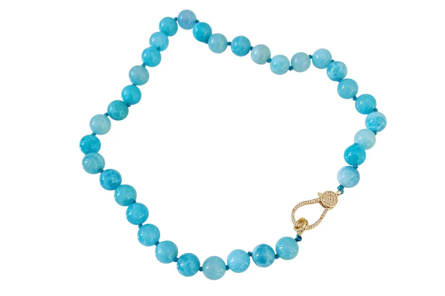 Aqua Chalcedony Necklace | Lauren Amble Designs