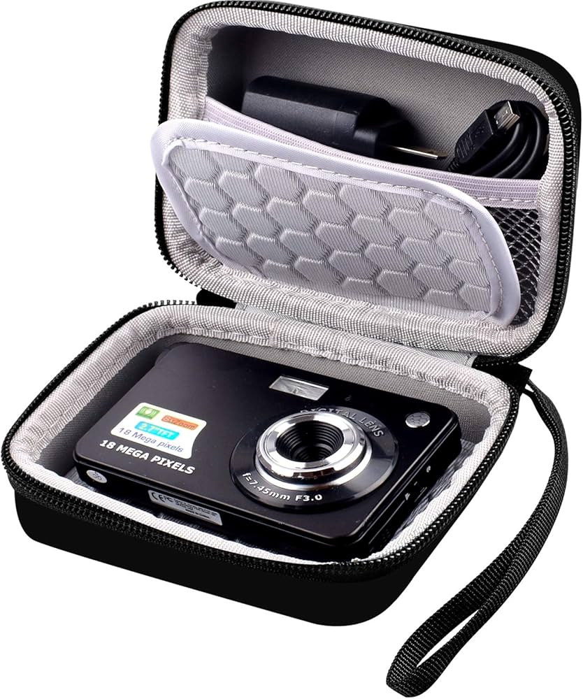 Carrying & Protective Case for Digital Camera, AbergBest 21 Mega Pixels 2.7" LCD Rechargeable HD/... | Amazon (US)