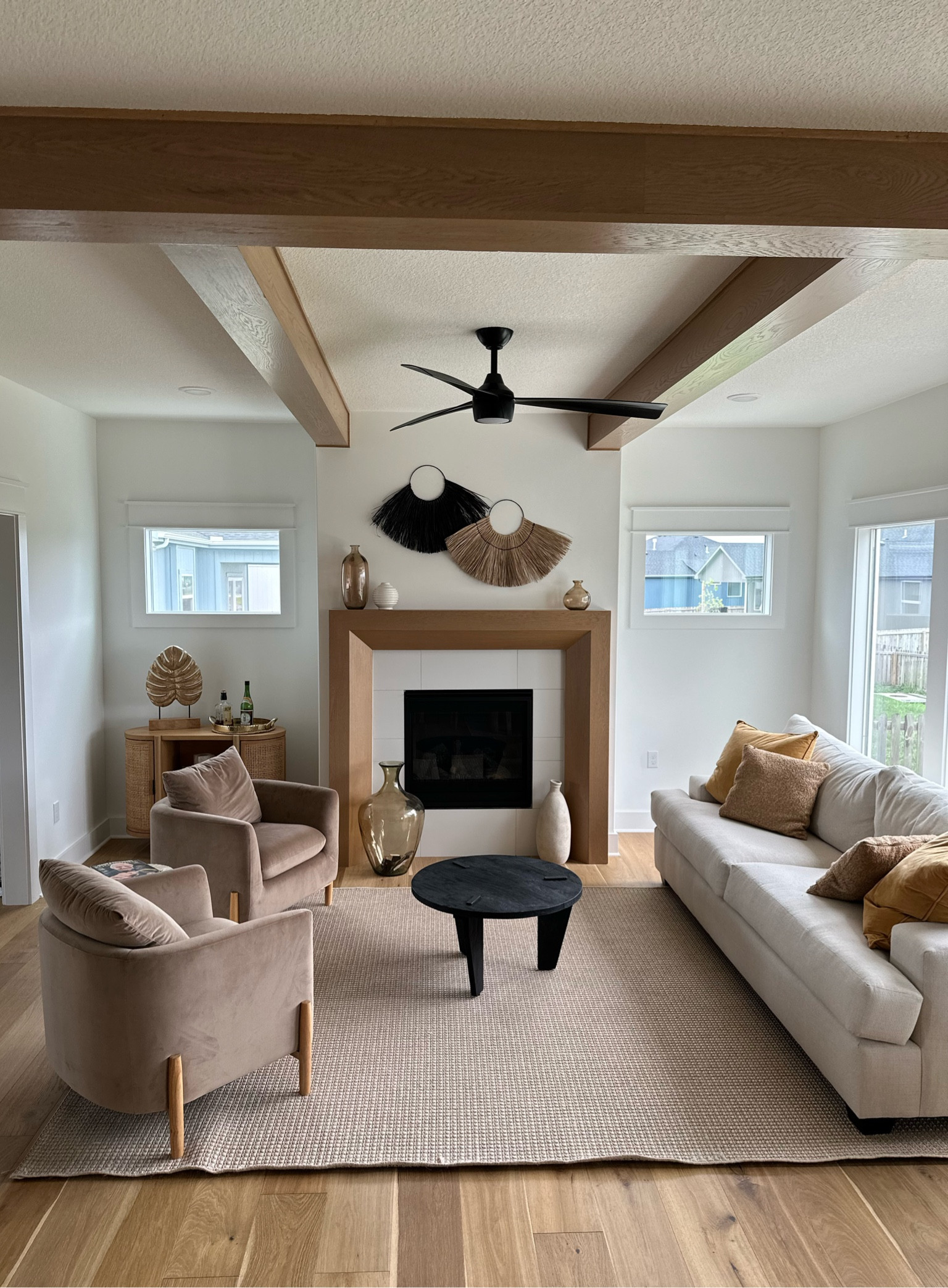 One of my best finds ever! Target chairs
On sale AND this gorg black wood round coffee table! 

#LTKhome #LTKsalealert #LTKFind
