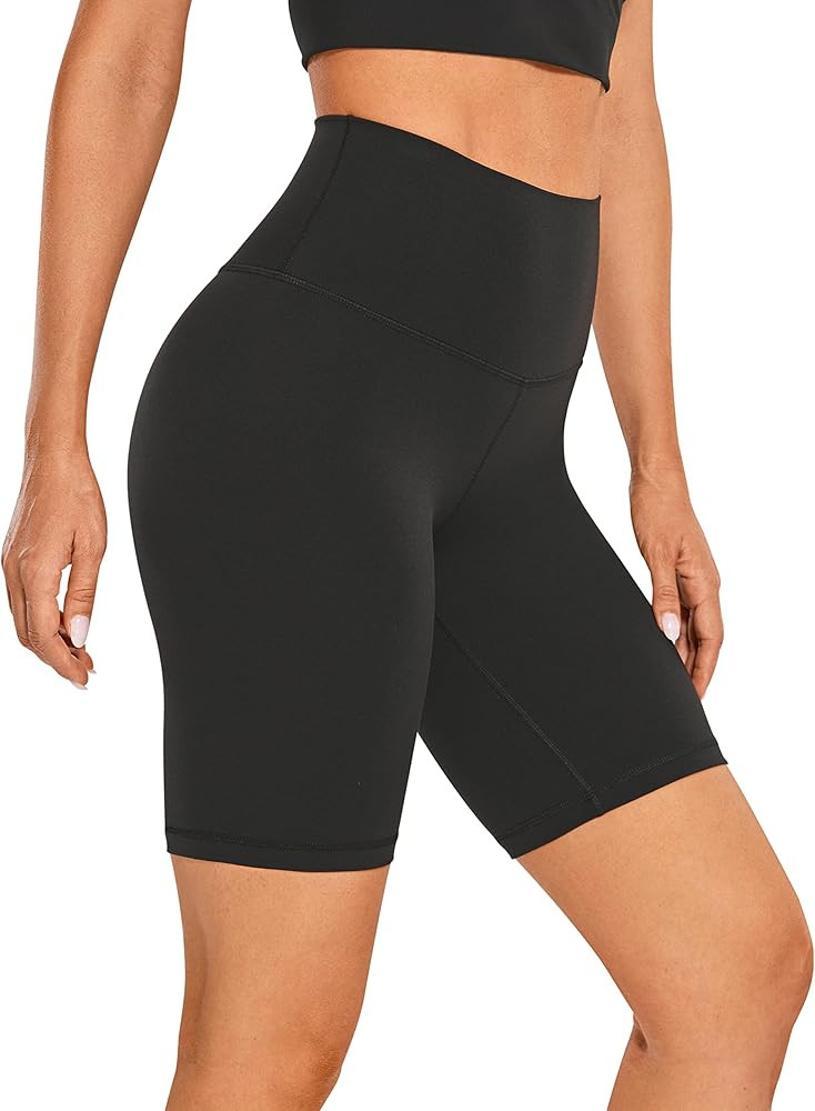 CRZ YOGA Womens Butterluxe Biker Shorts 2.5'' / 4'' / 6'' / 8'' - High Waisted Booty Workout Voll... | Amazon (US)