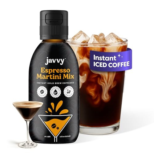 Javvy Coffee Concentrate - Espresso Cocktail Mix, Perfect for Mocktail, Instant Cold Brew Espresso with Zero Sugar, 35 Servings - Espresso Martini Mix | Amazon (US)