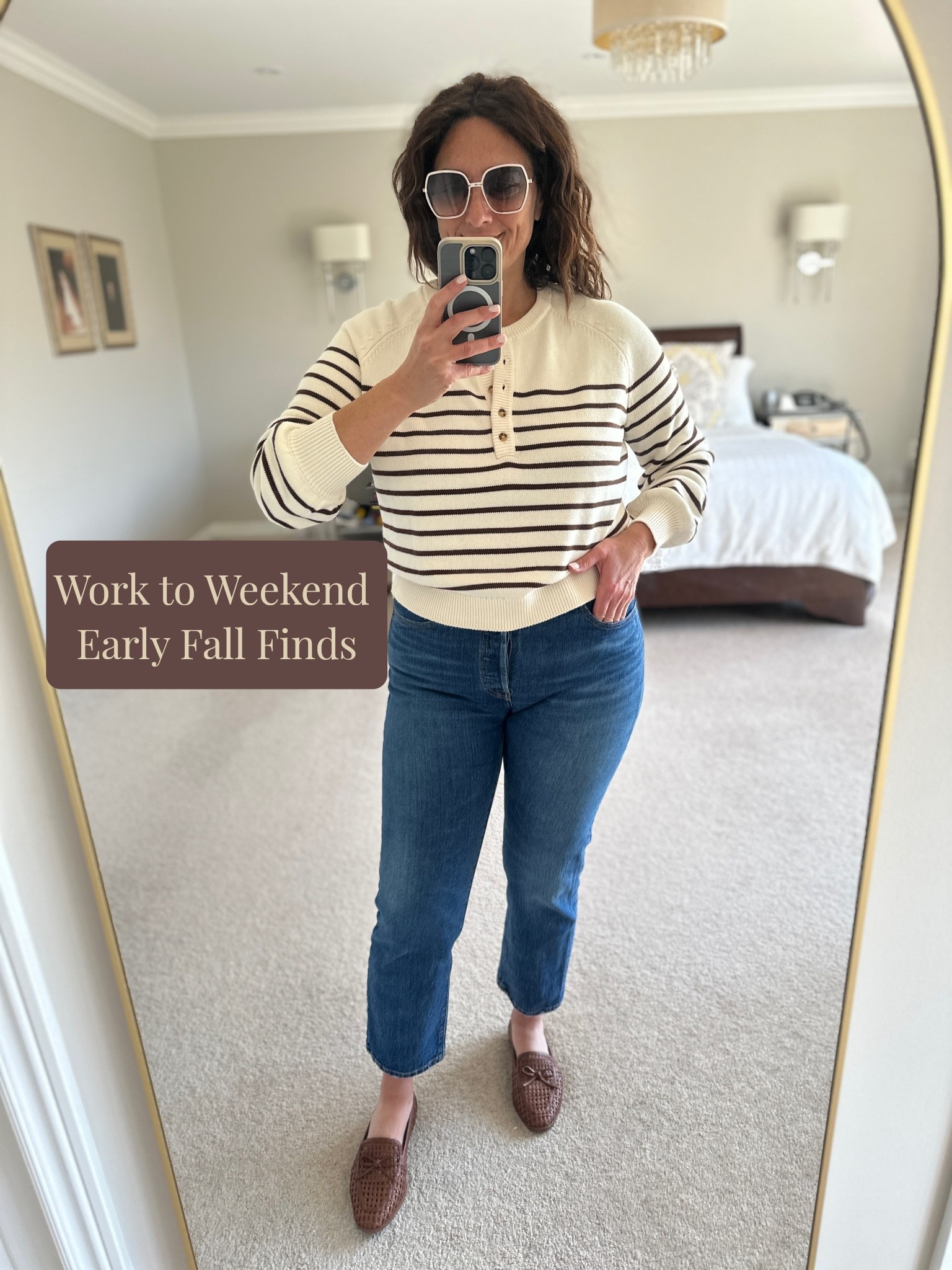 I’m heading back to class in a few weeks and I love finding versatile pieces that can be worn from work to weekend. A striped sweater and pair of jeans works for so many different settings and can be broken up to be worn with trousers depending on your work setting.

#LTKfall #LTKjeans #LTKmidsize