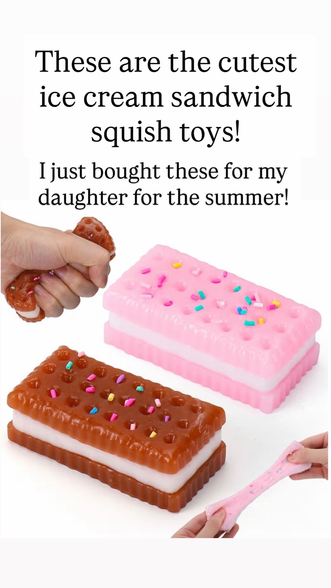 Cutest ice cream sandwich squishy toys

#LTKKids