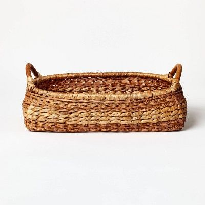 Oval Rim Woven Tray - Threshold™ designed with Studio McGee | Target
