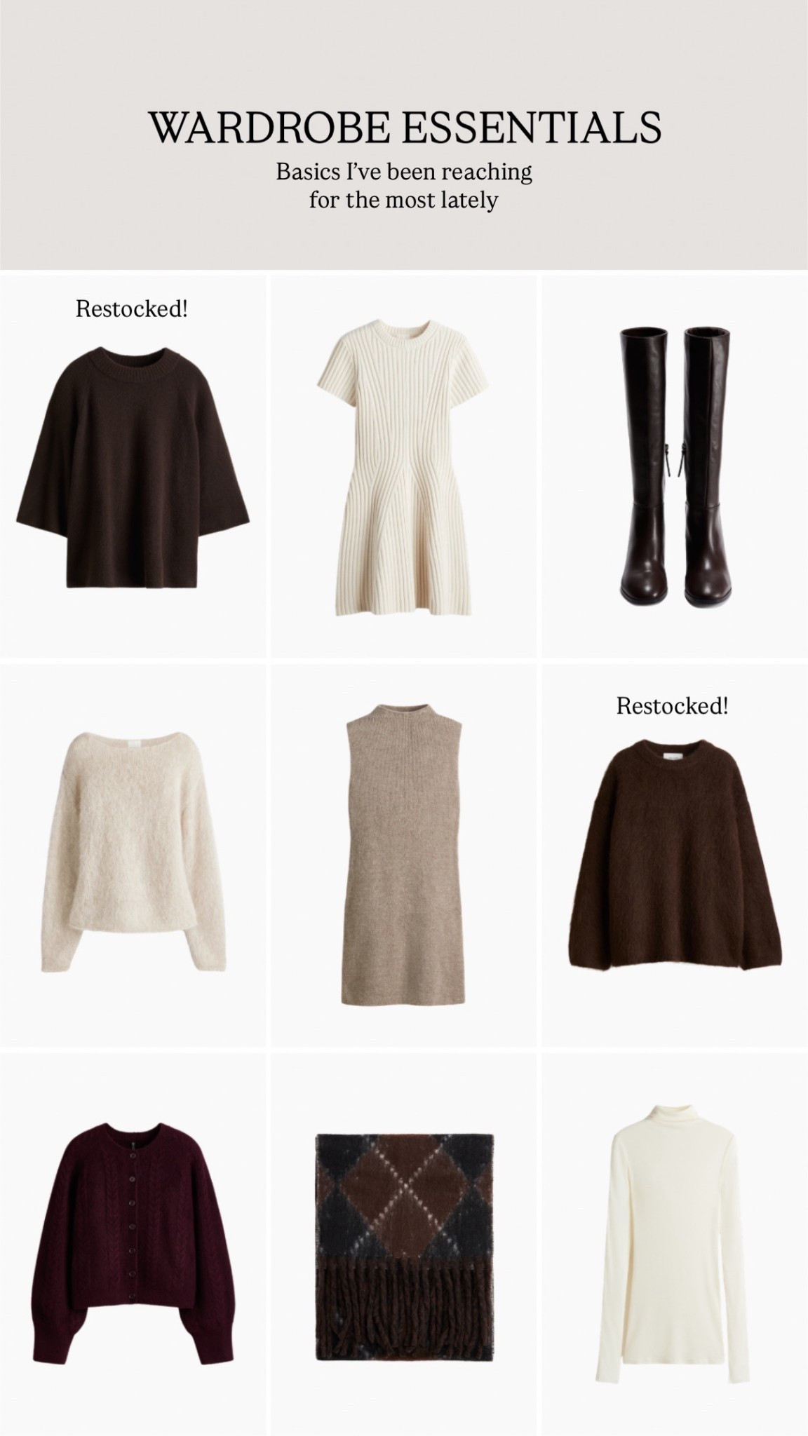 Capsule wardrobe essentials - every day basics 

#LTKwinter #LTKstyletip #LTKeurope