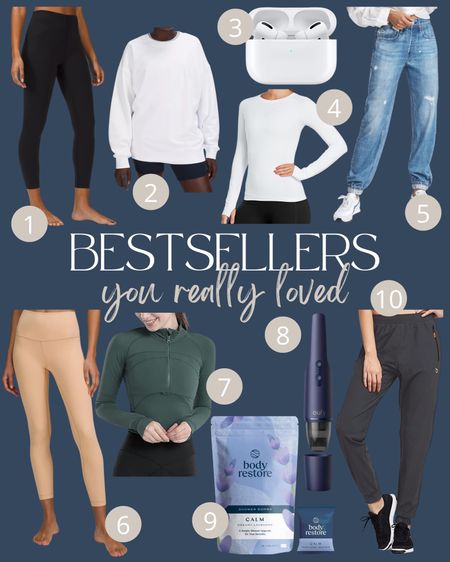 Bestsellers - Leggings - Lululemon - Shirt - Top - Athletic Wear - Jeans - AirPods - Sleep - Bath - Shower - Jacket 

#LTKstyletip #LTKbeauty #LTKSeasonal
