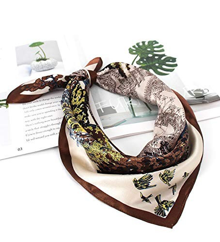 100% Real Mulberry Silk Scarf -21'' x 21''- Lightweight Neckerchief –Women Me... | eBay US