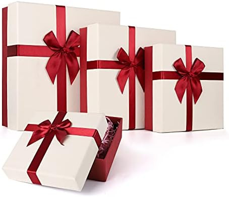 Eerbaier Gift Boxes with Lids for Presents, Set of 4 Gift Boxes for Presents, Luxury Gift Wrap Bo... | Amazon (US)