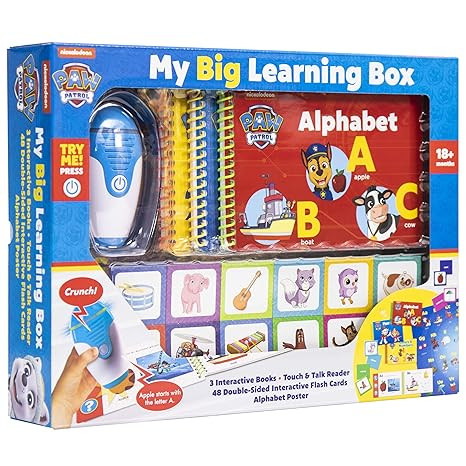 PAW Patrol Chase, Skye, Marshall, and More! - My Big Learning Box Set - Educational Touch & Talk ... | Amazon (US)